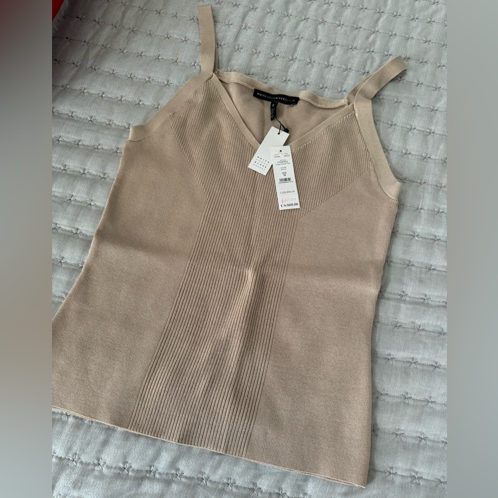 WHBM strappy sweater tank top
